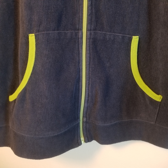 Y2K Corduroy Track Sweater - Picture 5 of 6